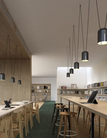 Attic rectangular Cuádruple Negro