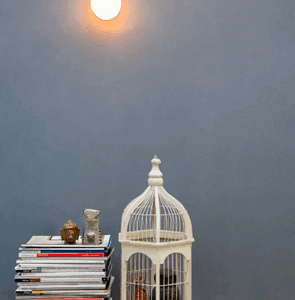 Mini glo-ball blanca