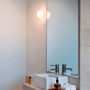 Mini glo-ball blanca