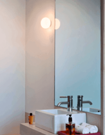 Mini glo-ball blanca